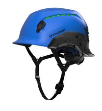 SHK-1 Standard Brim Vented Safety Helmet showing front quarter view, detail 2